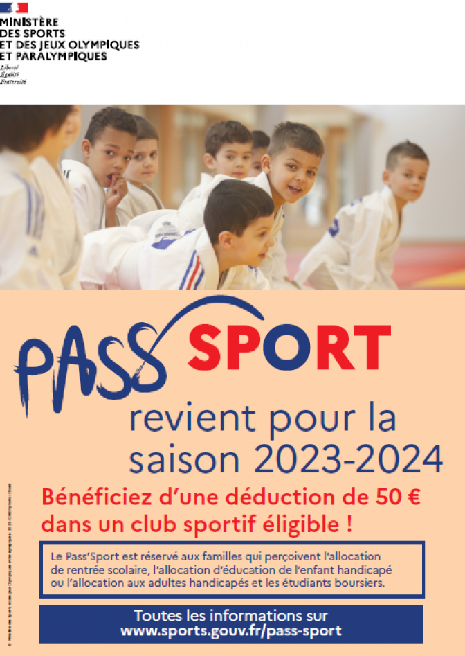 Image de l'actu 'Le Pass'Sport reconduit pour la rentrée 2023 !'